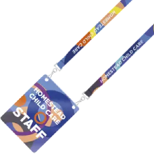Open Ended Lanyard Holders personalized& PVC Card